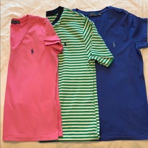 3/$22 - Ralph Lauren Polo Tops